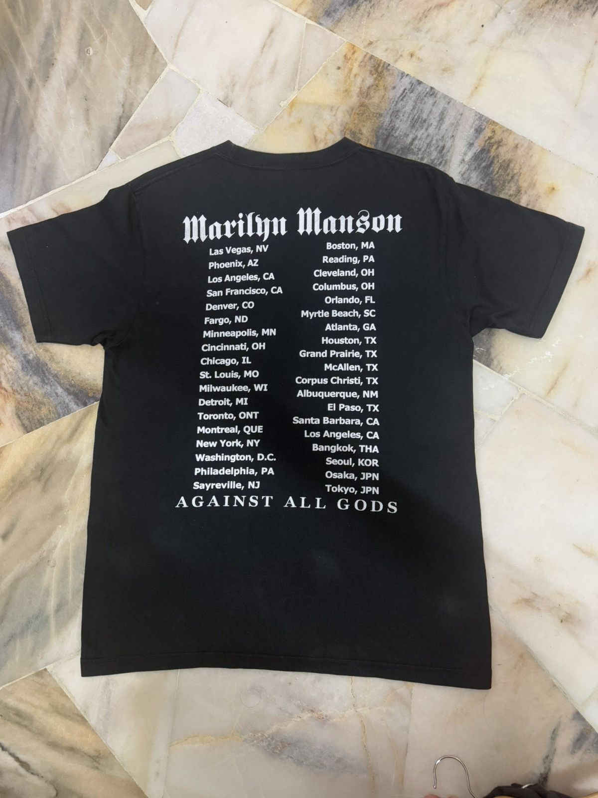 Band Tees × Marilyn Manson × Vintage Marilyn Manson Lest we forget against all god Size US L / EU 52-54 / 3 - 5 Thumbnail