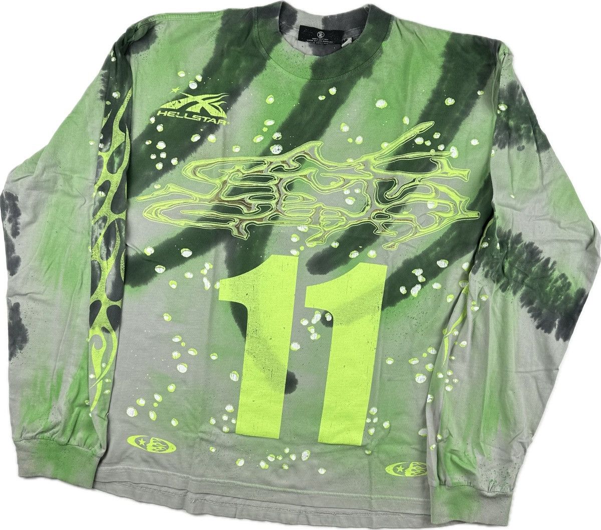 HELLSTAR Hellstar Moto Cross Long Sleeve T-shirt Size US L / EU 52-54 / 3 - 1 Thumbnail