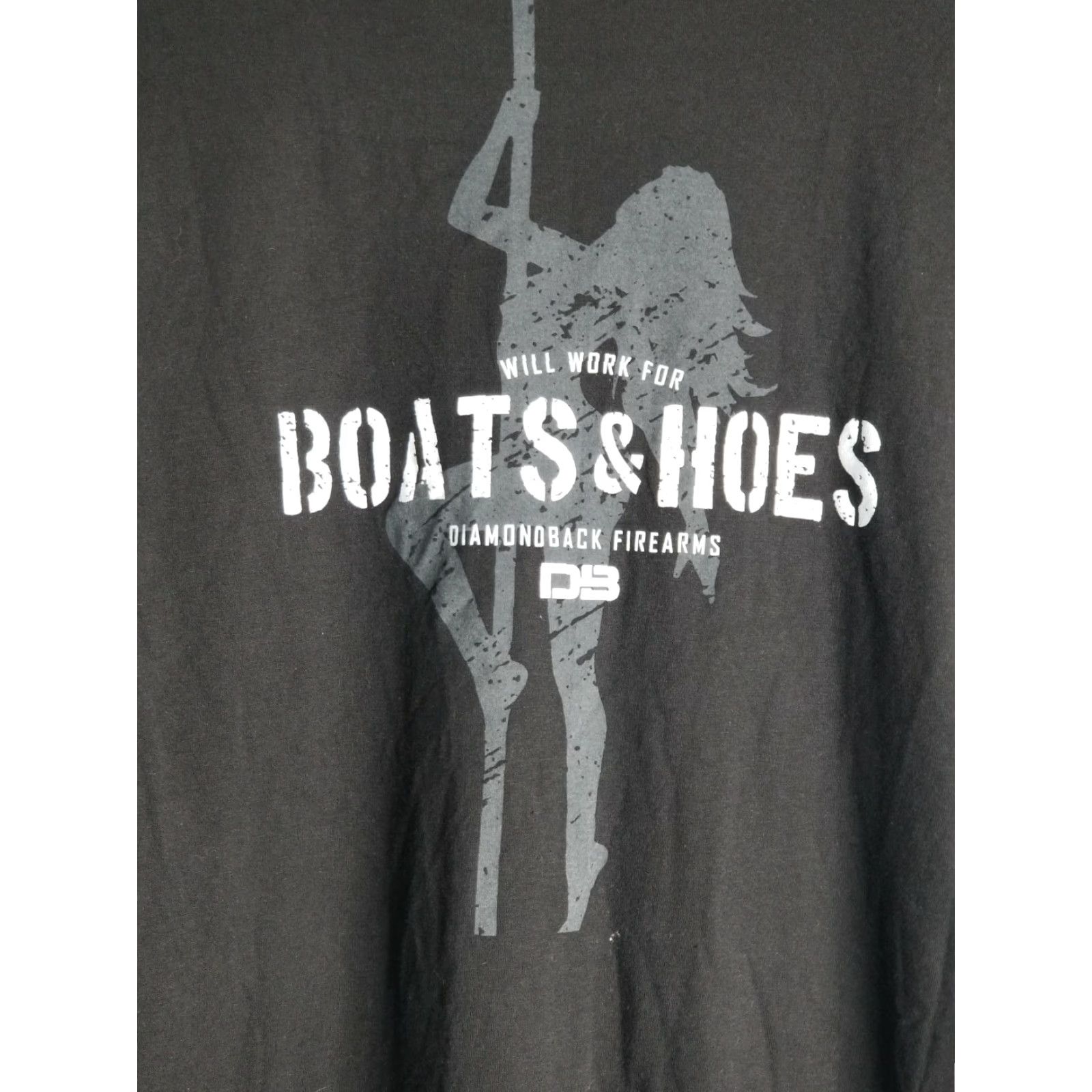Vintage Rare Mens M Zac Brown's Southern Ground "Will Work For Boats and Hoes" T Shirt Size US M / EU 48-50 / 2 - 2 Thumbnail