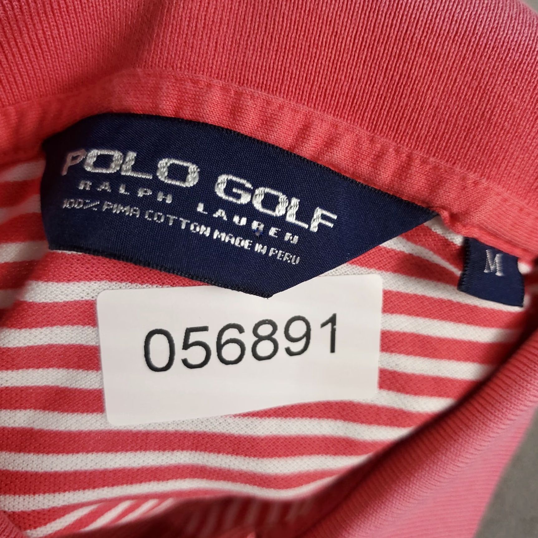 Ralph Lauren RALPH LAUREN Polo Shirt Mens Medium Pink Striped Casual Short Sleeve Polo Shirt M Pink American Preppy Logo Button-Front Classic Fit Men’s Shirt Size US M / EU 48-50 / 2 - 7 Thumbnail