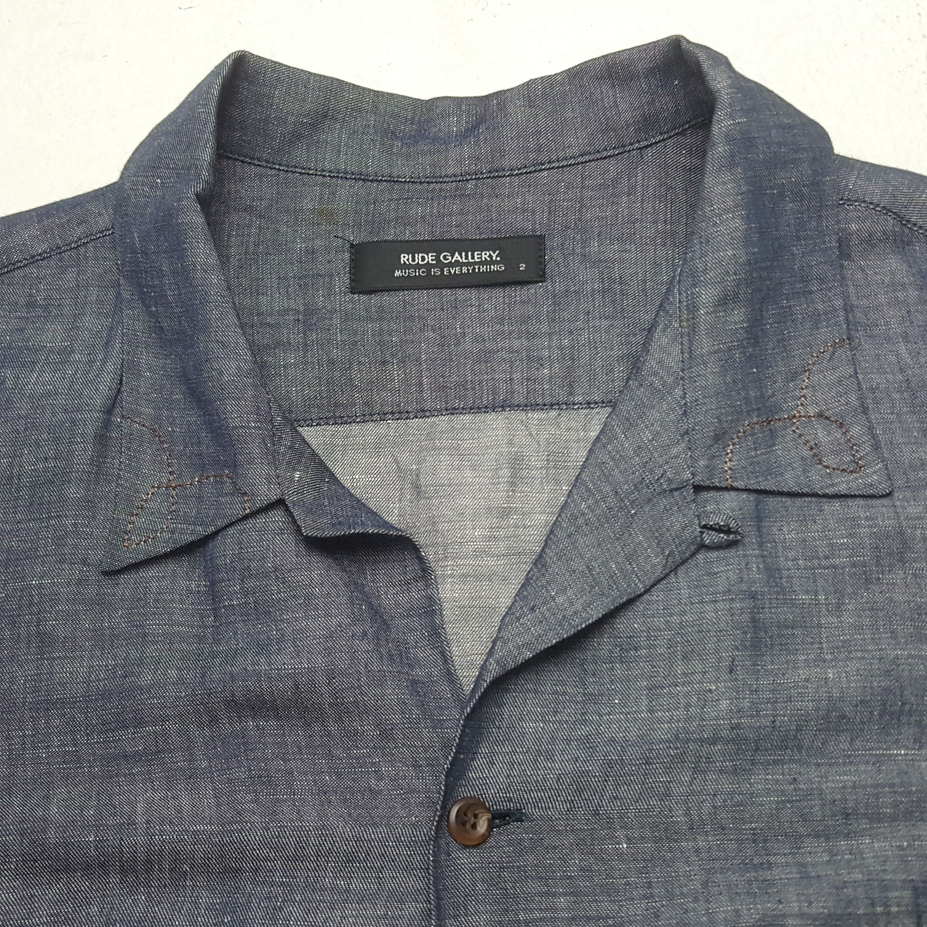 Japanese Brand × RUDE GALLERY × Vintage Vintage RUDE GALLERY Button Up Shirt Size US XS / EU 42 / 0 - 4 Thumbnail