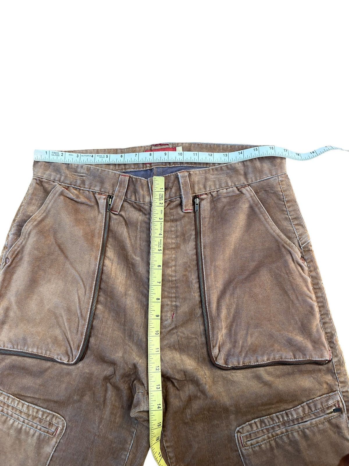 Vintage TSAN Japan Corduroy Tactical Cargo Trouser Pant Size US 32 / EU 48 - 3 Thumbnail