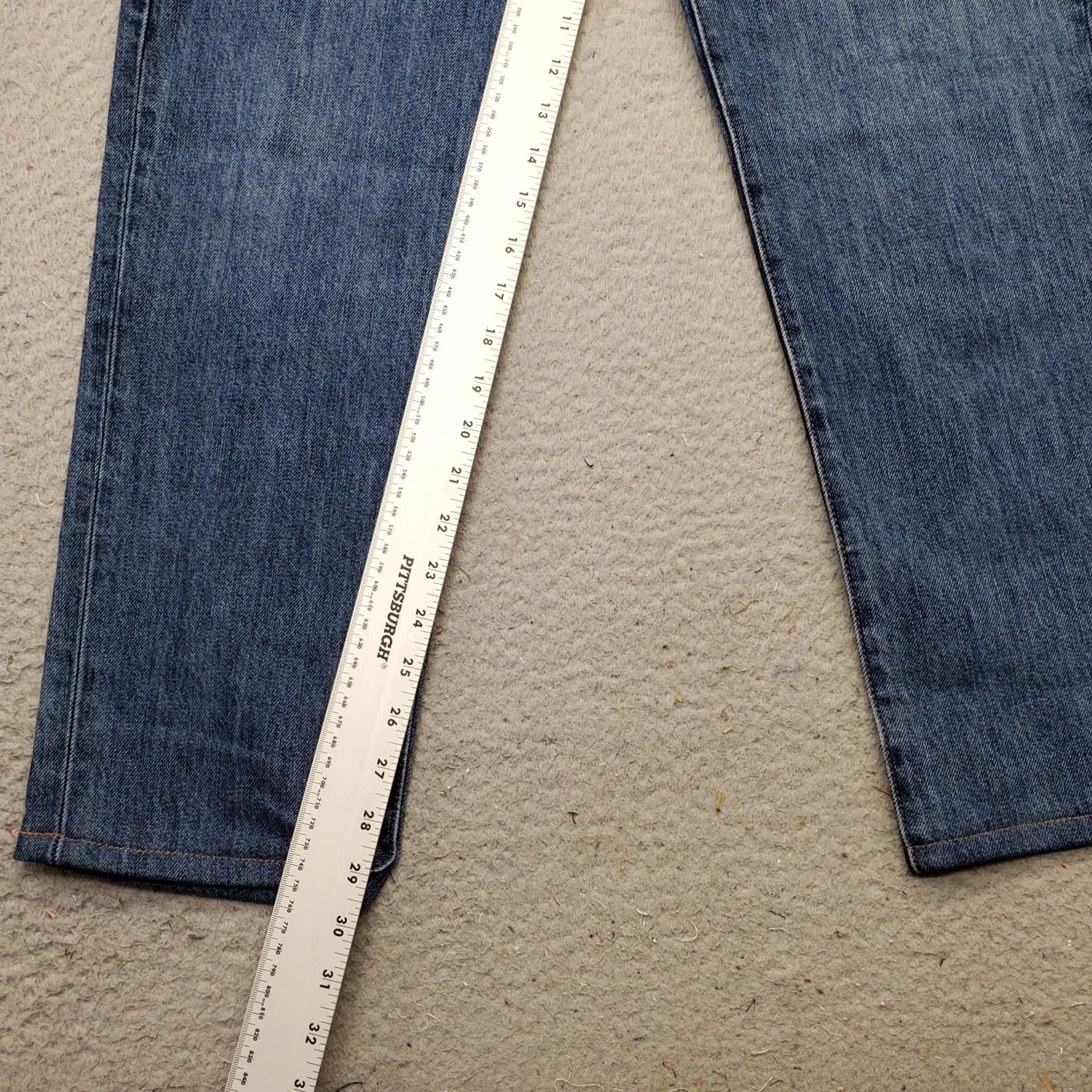 Lands' End Lands' End Jeans: Mens Size 30 Blue Denim Straight Leg 5-Pocket Regular Fit NWOT Size US 30 / EU 46 - 4 Thumbnail