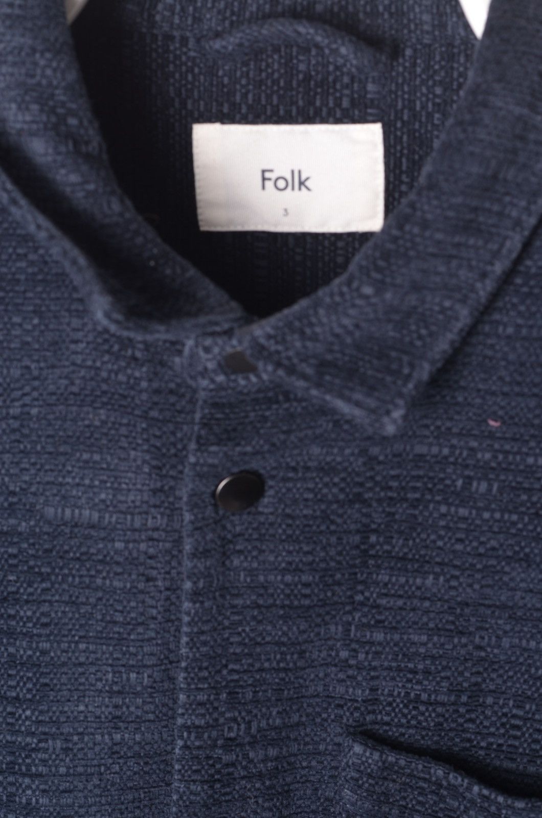 Folk Folk Overshirt Jacket Blue Size 3 Size US L / EU 52-54 / 3 - 3 Thumbnail