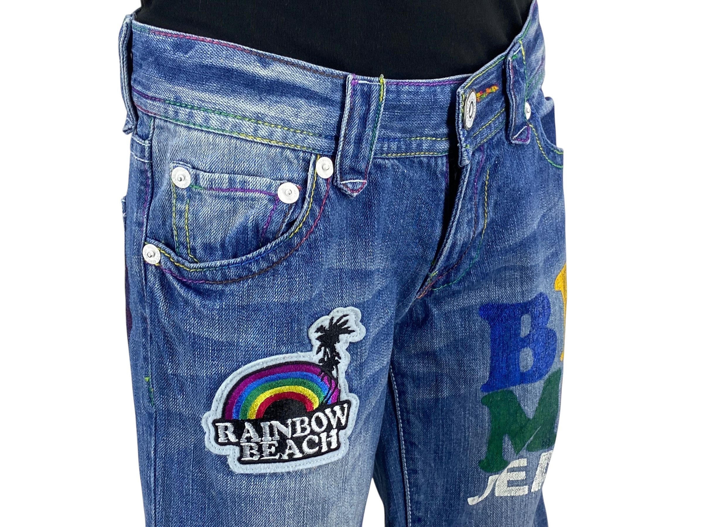 Japanese Brand Blue Moon Blue Japan Denim Jeans Japanese Surf Jeans Pants Size US 28 / EU 44 - 6 Thumbnail