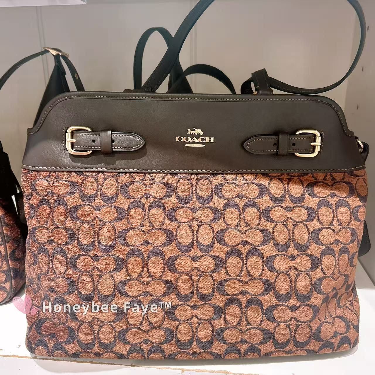 Coach Nwt Coach Easton Tote Bag In Signature Chenille CCZ08 Size ONE SIZE - 3 Thumbnail