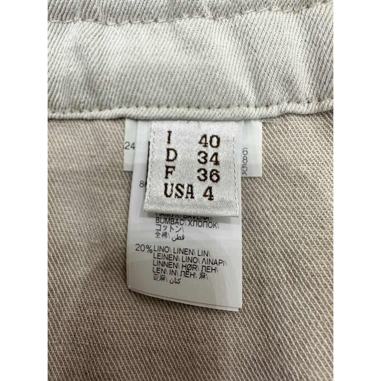 Brunello Cucinelli Brunello Cucinelli White Cotton Pants - Size 40 Size 27" / US 4 / IT 40 - 5 Thumbnail