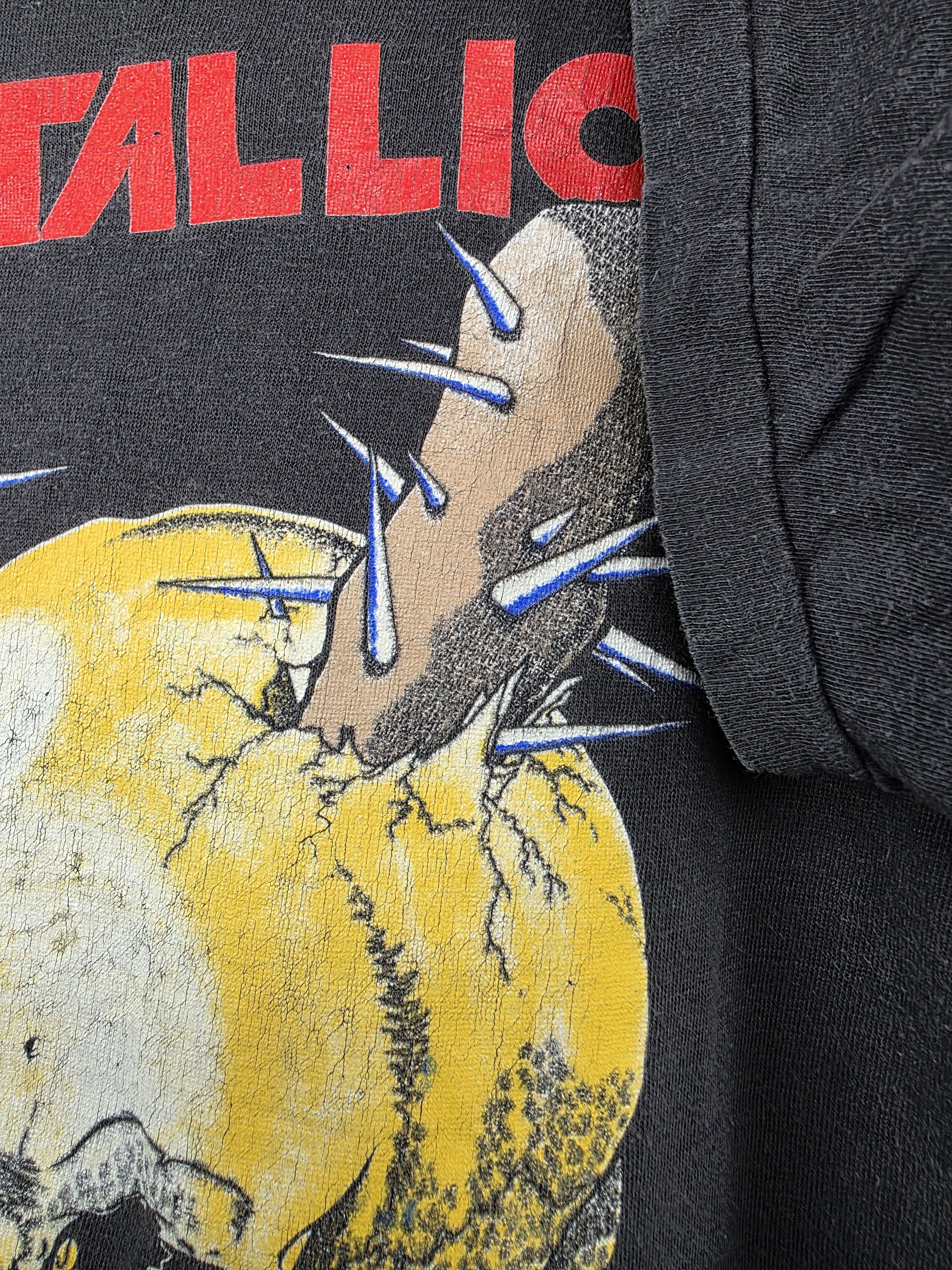 Band Tees × Vintage 1986 Metallica Damage Inc Tour XL 24" 26" Size US XL / EU 56 / 4 - 4 Thumbnail