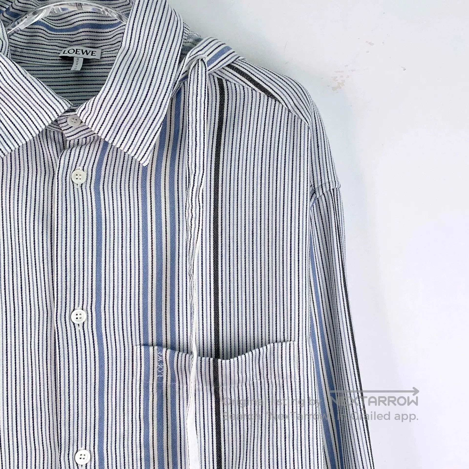 Loewe Loewe Color-Blocked Wool Shirt with Hood. Size US M / EU 48-50 / 2 - 3 Thumbnail