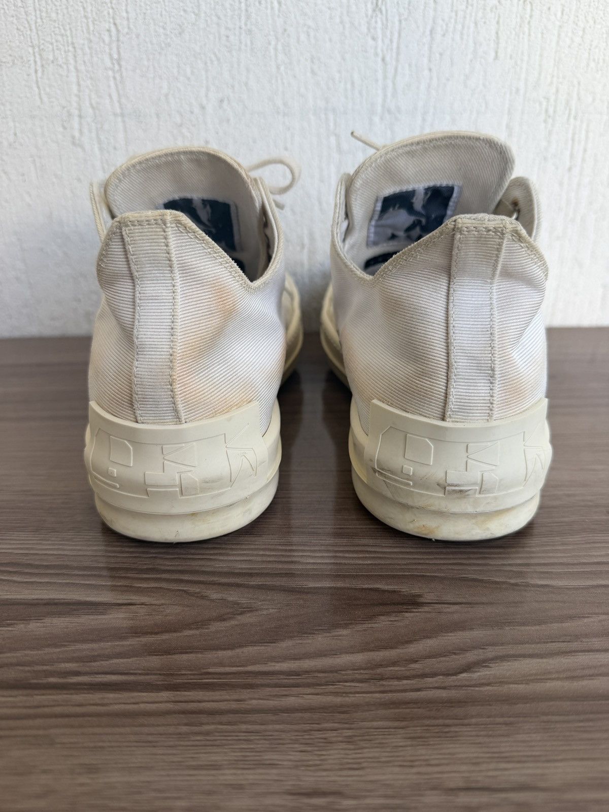 Rick Owens Drkshdw Khaki canvas ramones Size US 8 / EU 41 - 23 Thumbnail