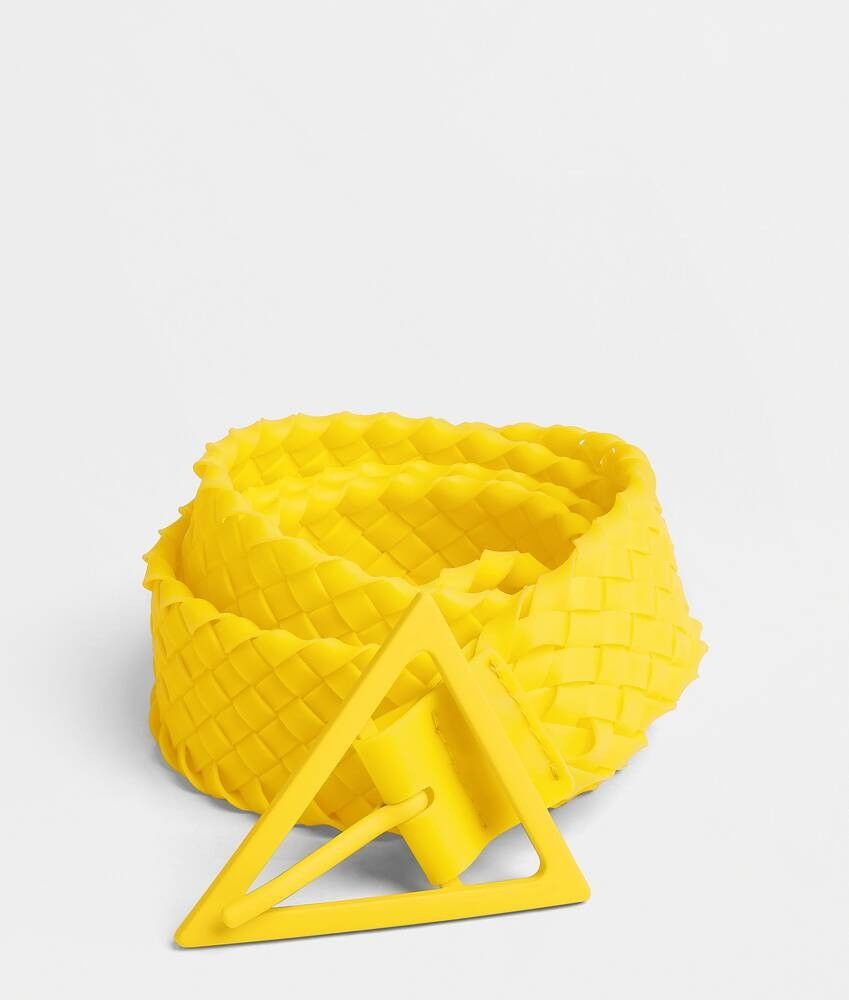 Bottega Veneta Triangle Belt in Bright Yellow Size ONE SIZE - 1 Thumbnail