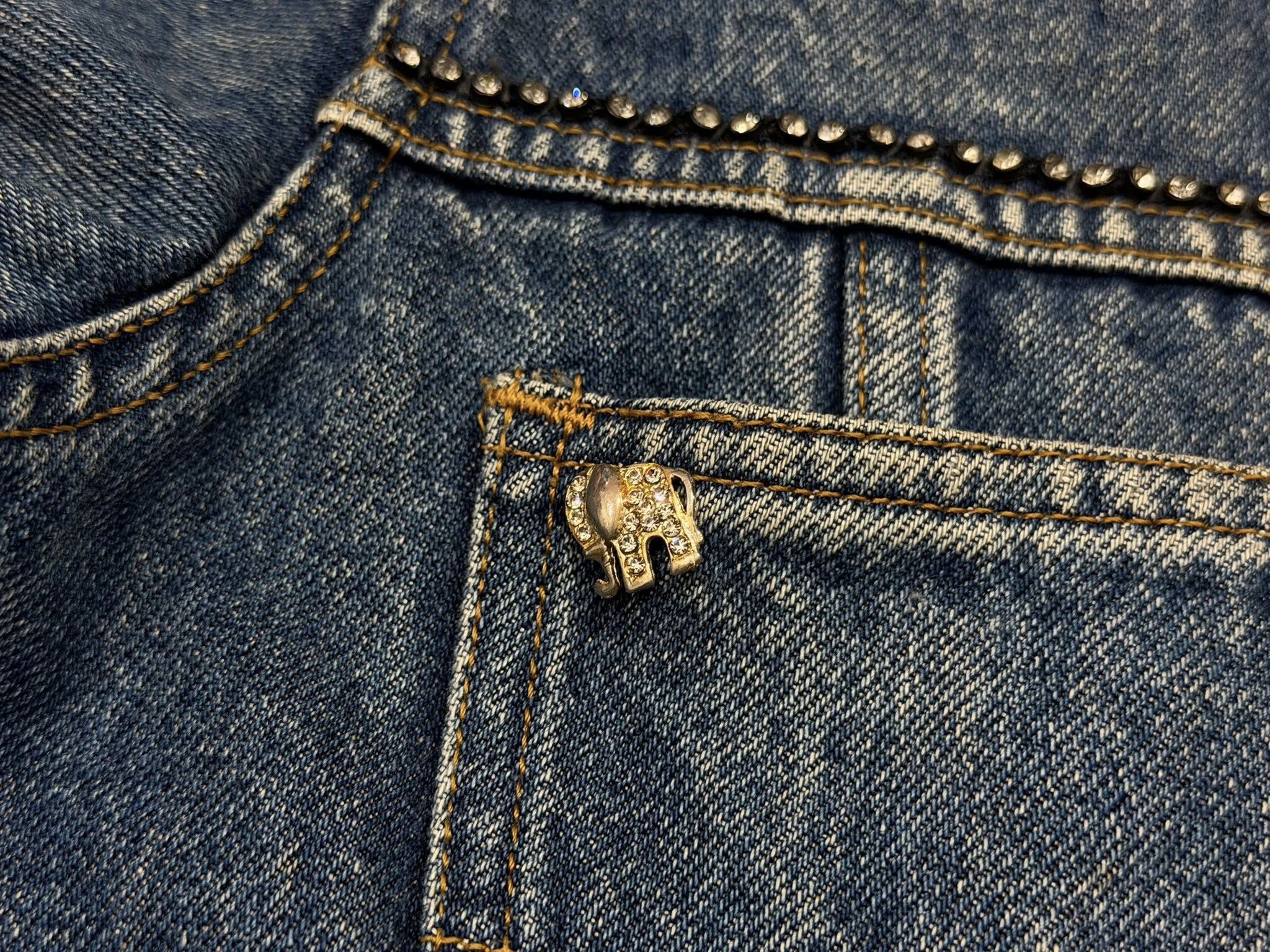 Katharine Hamnett London KATHARINE HAMNETT vintage denim jacket S 2257 Size S / US 4 / IT 40 - 8 Thumbnail