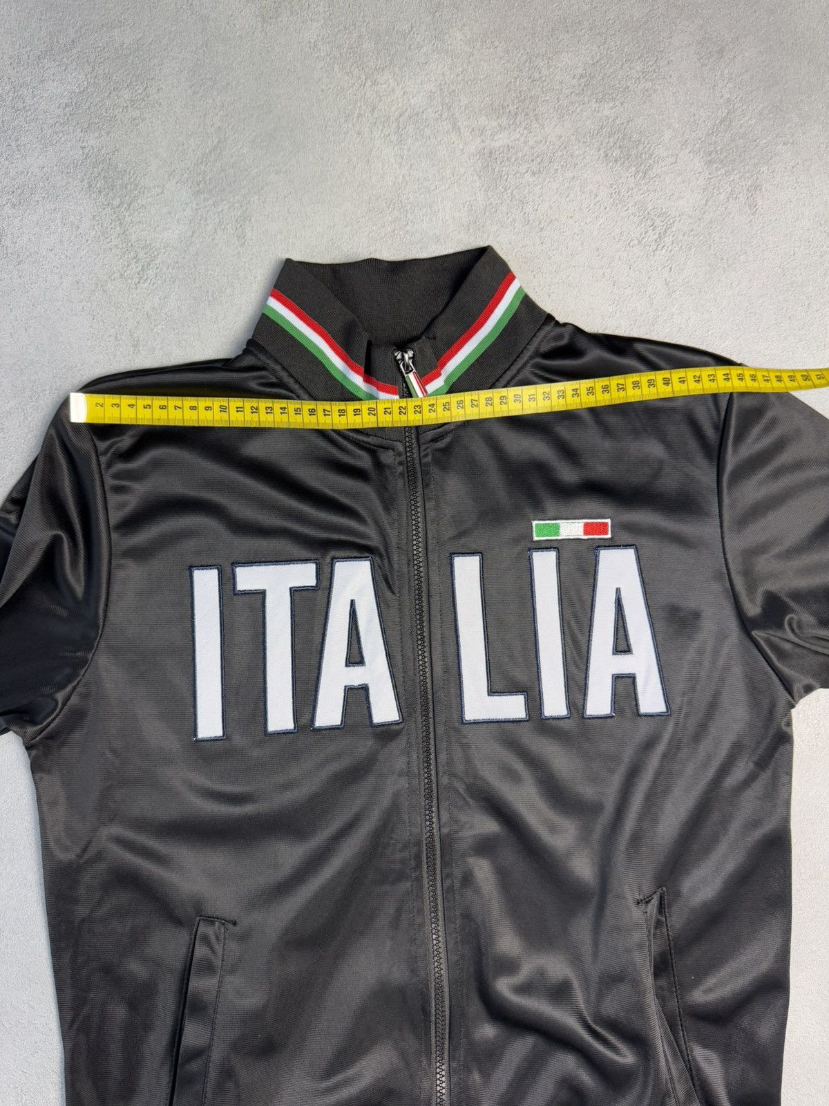 Vintage Italy Embroidered Big Logo Italia Zip Up Track Jacket Size US M / EU 48-50 / 2 - 11 Thumbnail