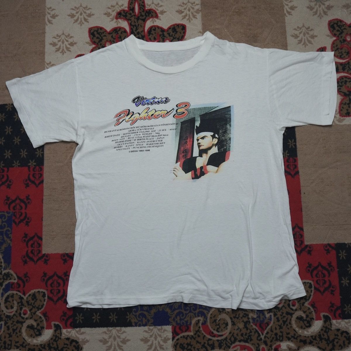 Japanese Brand × Street Fighter × Vintage Vintage 90s Sega Games Virtua Fighter Street Fighter akira Size US M / EU 48-50 / 2 - 3 Thumbnail