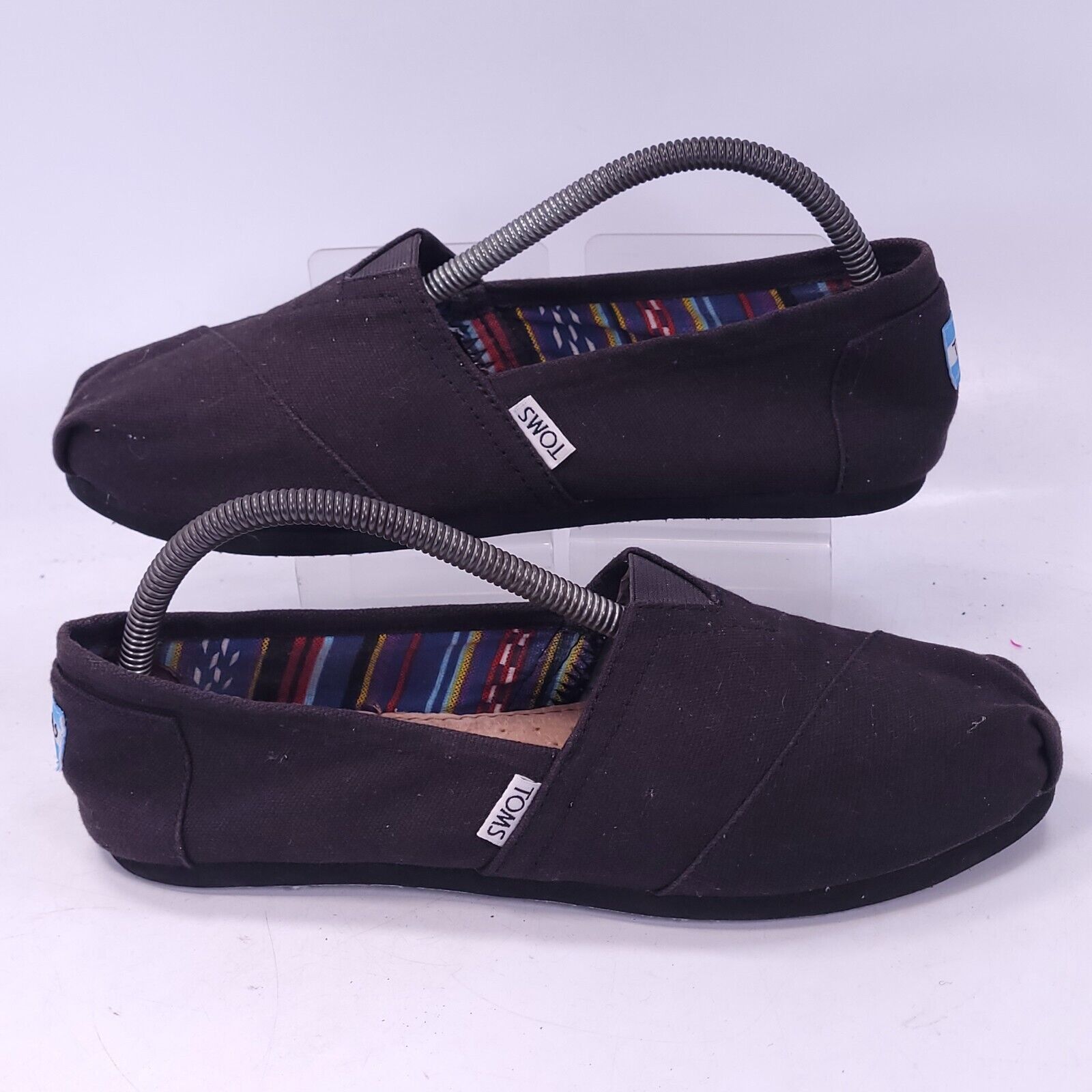 Toms Toms Casual Round Toe Ballet Flat Womens Size 9.5 Black Size US 9.5 / IT 39.5 - 6 Thumbnail