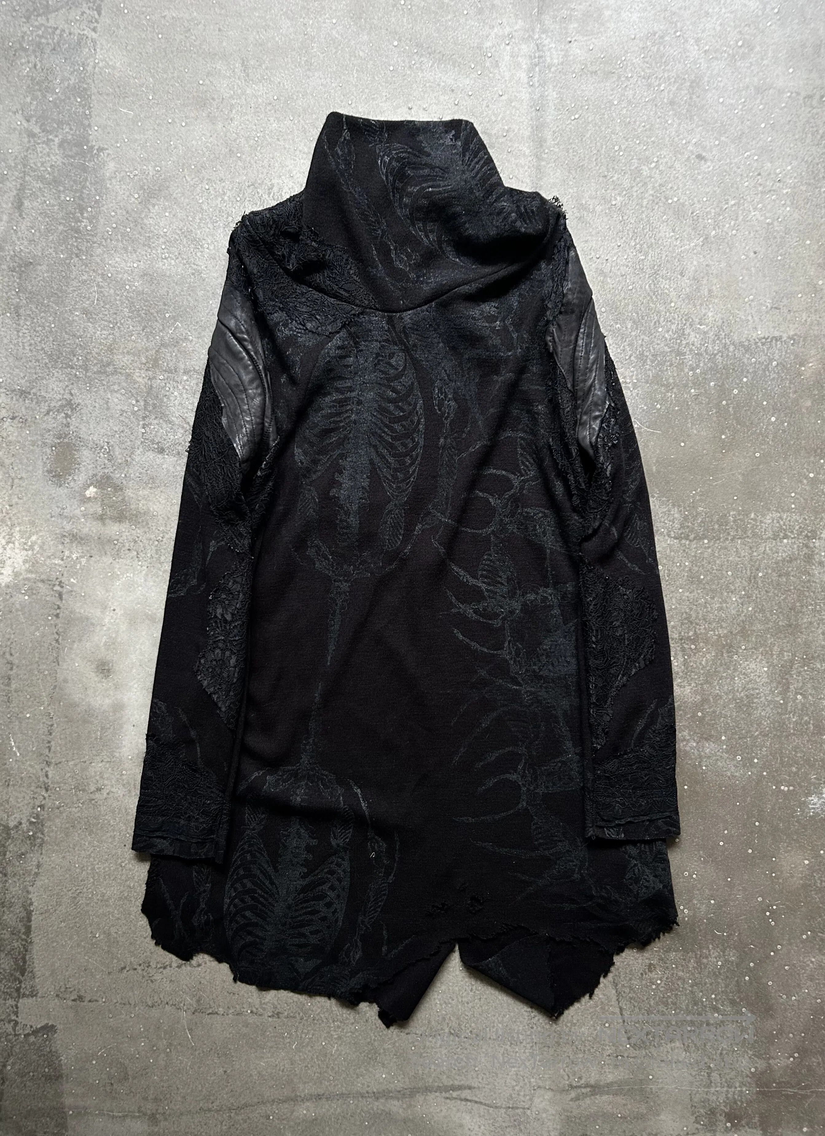 NN07 stylish black printed long sleeve top. Size US M / EU 48-50 / 2 - 1 Thumbnail