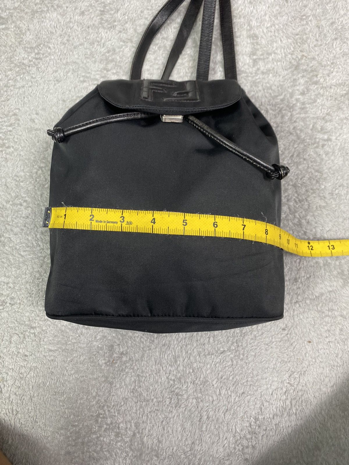 Fendi Vintage Fendi Roma Black Nylon Backpack Size ONE SIZE - 9 Thumbnail