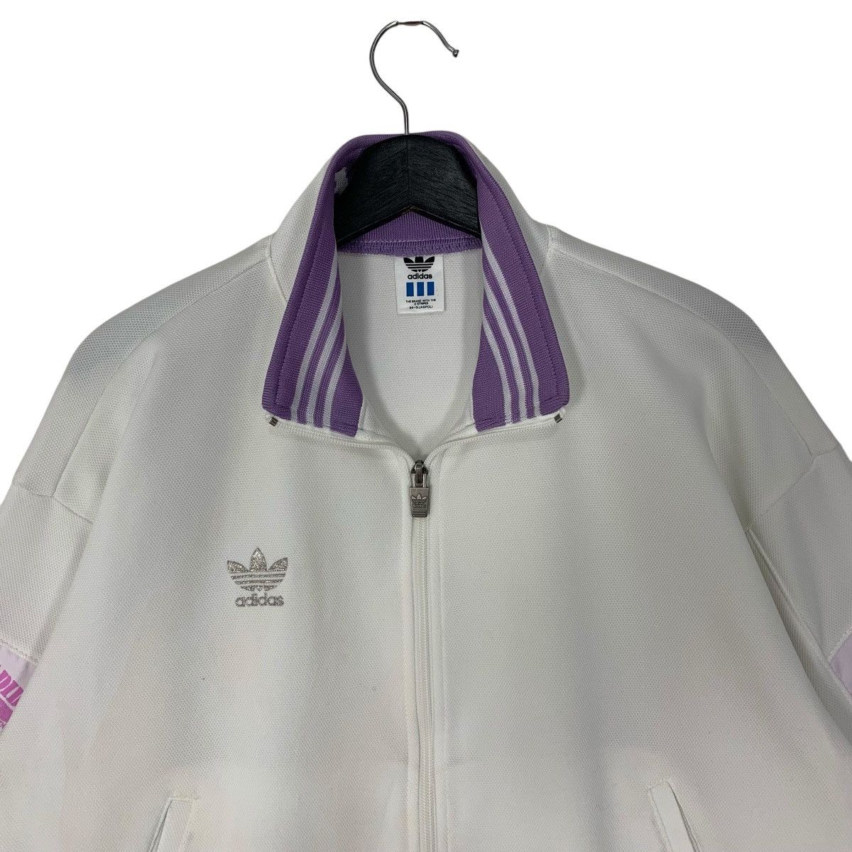 Adidas Vintage adidas Jaspo JapaneseBrand SportWear Tracktop Size US L / EU 52-54 / 3 - 3 Thumbnail