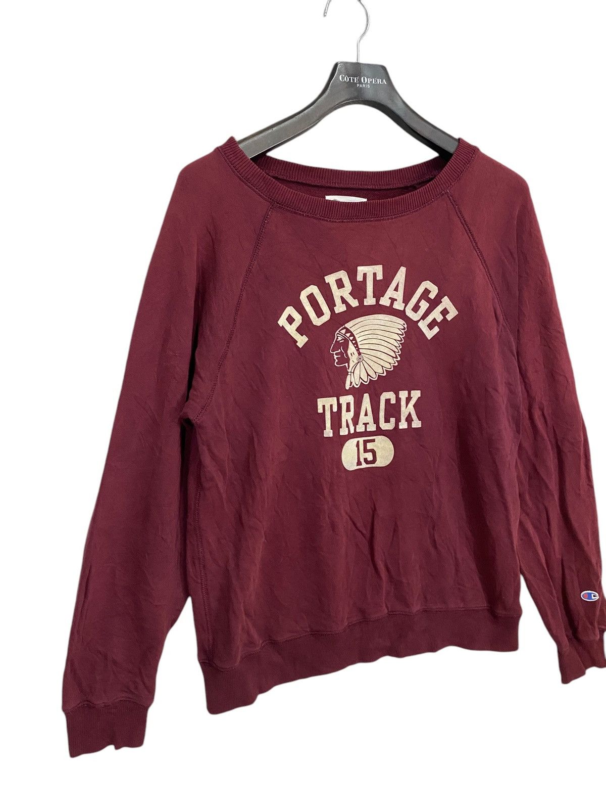 Champion × Vintage Champion portage track 15 sweatshirt crewneck sunfaded Size US XL / EU 56 / 4 - 2 Thumbnail