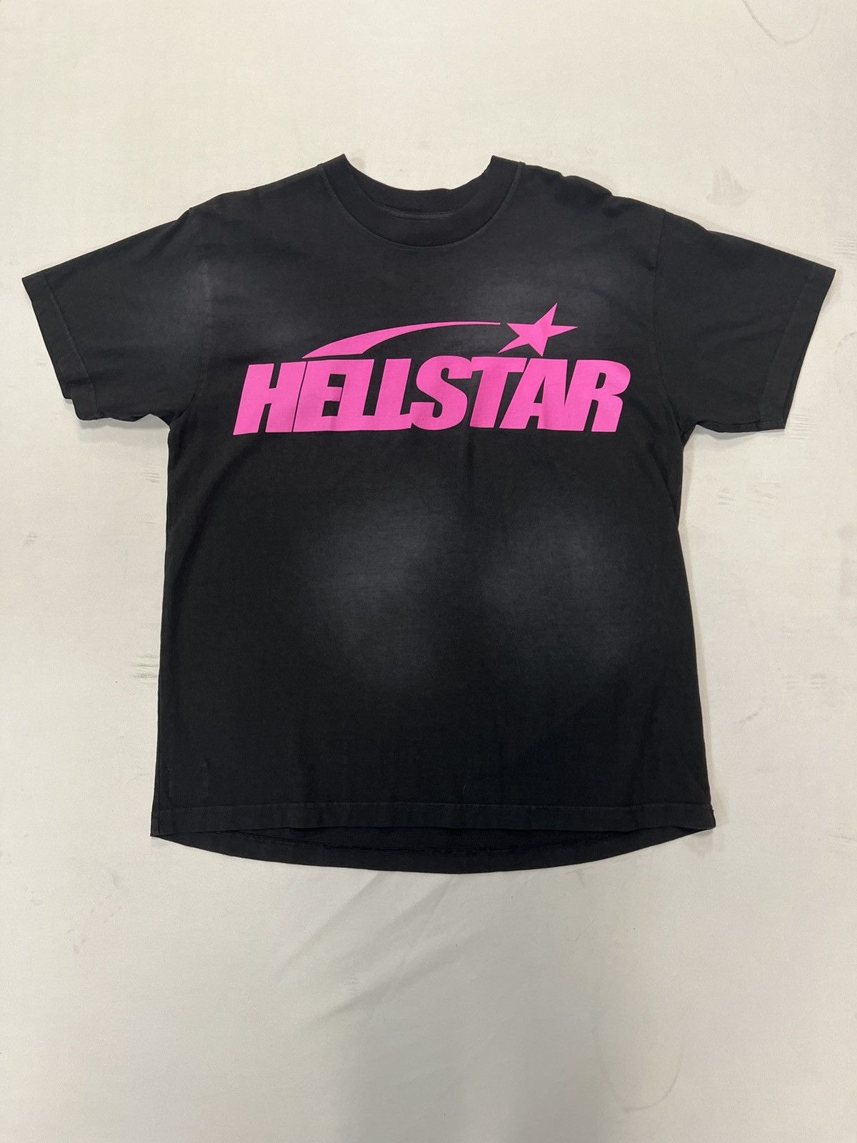 HELLSTAR Hellstar Classic T-Shirt (Regular Logo) Black/Pink | Grailed