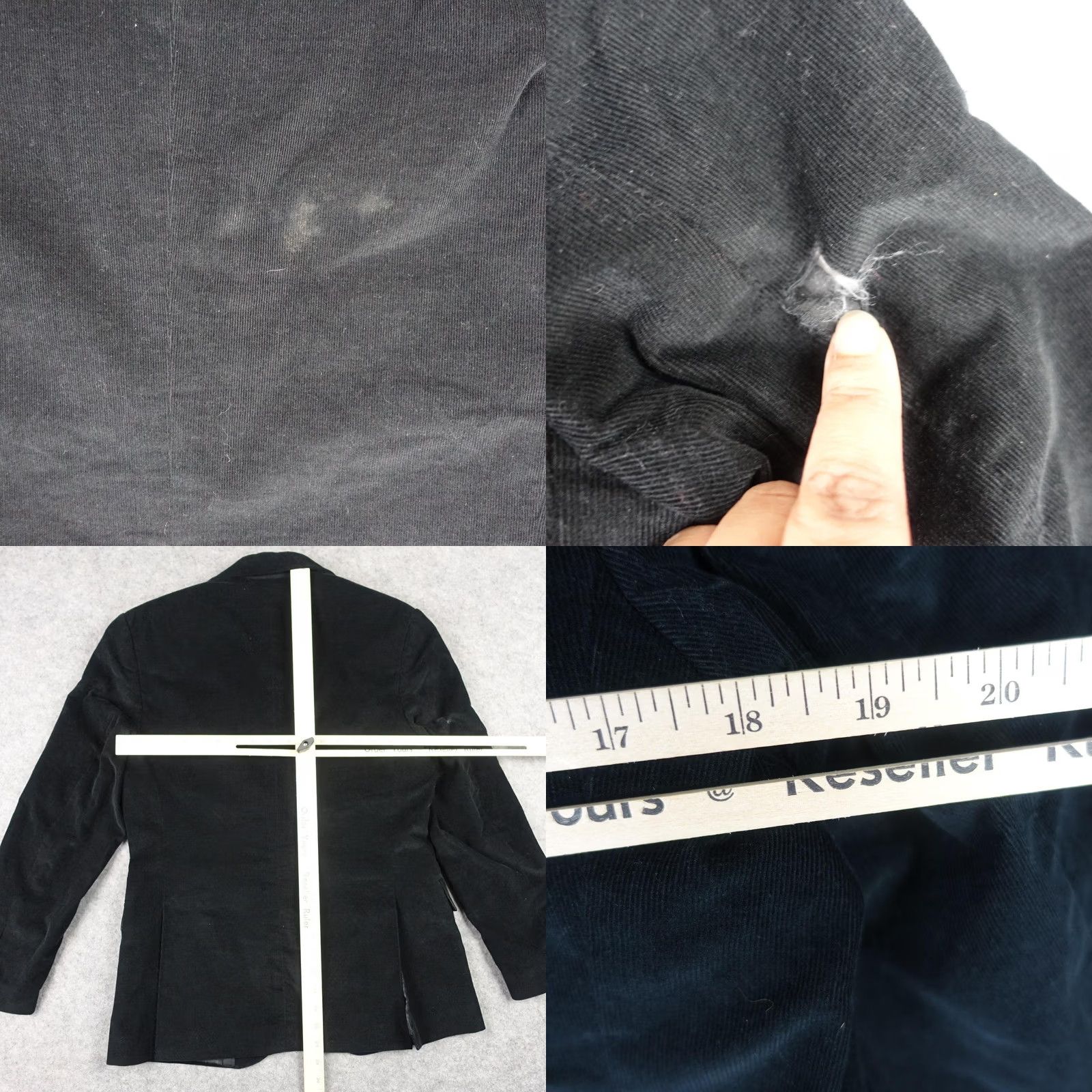 Banana Republic Banana Republic Blazer Mens 38 Short Black Corduroy Suit Jacket Sport Coat VTG Size US 38 / EU 54 - 8 Thumbnail