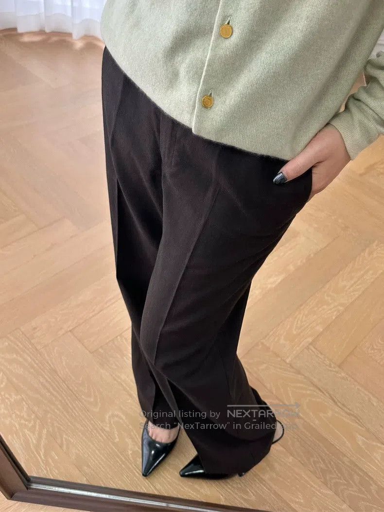 Hermes Hermes Margiela Era Fine Wool Pleated Drapable Trousers - Size 25" / US 0 / IT 36 - 4 Thumbnail