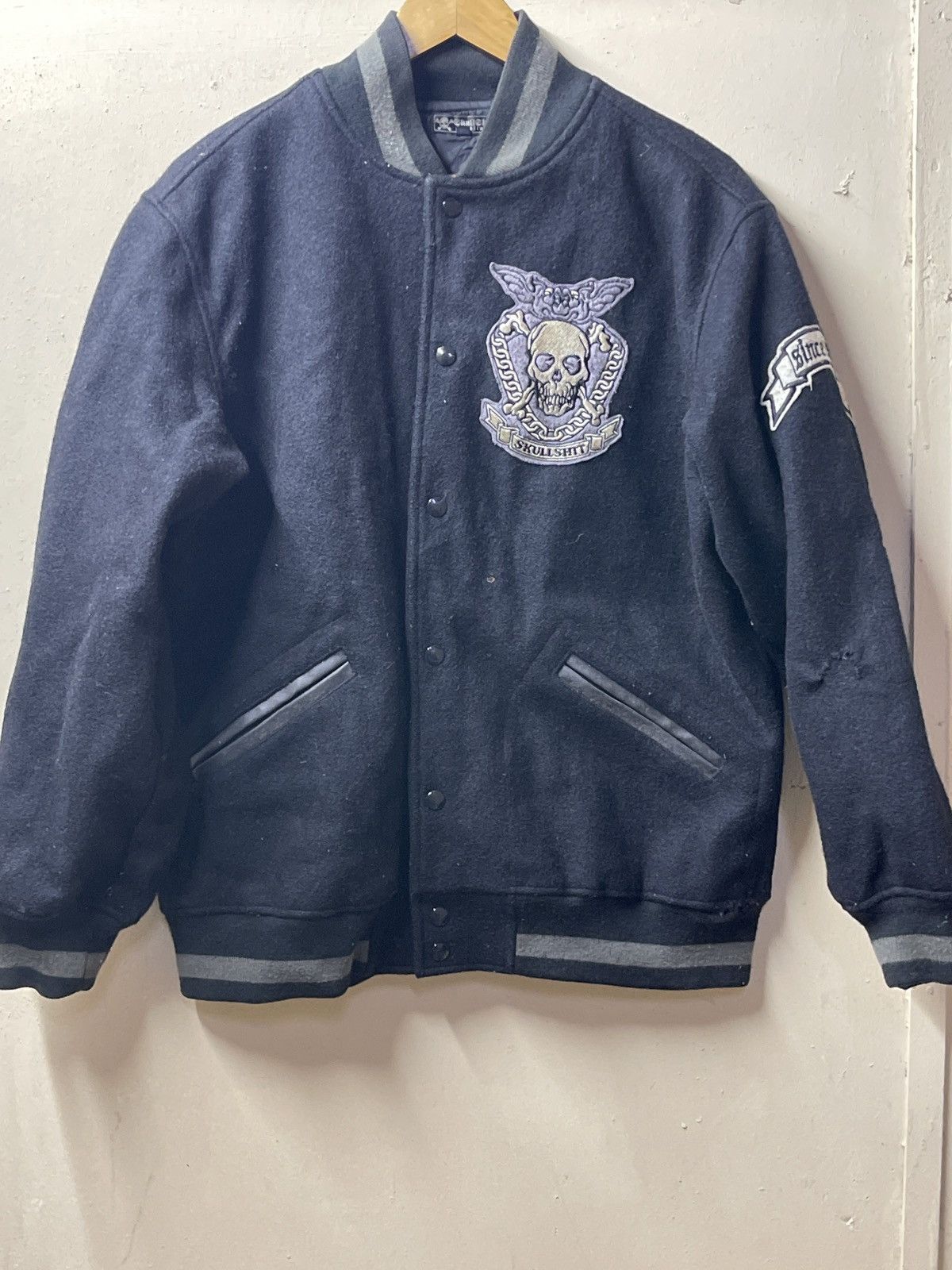 Other Vintage skullshit varsity jacket Size US M / EU 48-50 / 2 - 2 Thumbnail