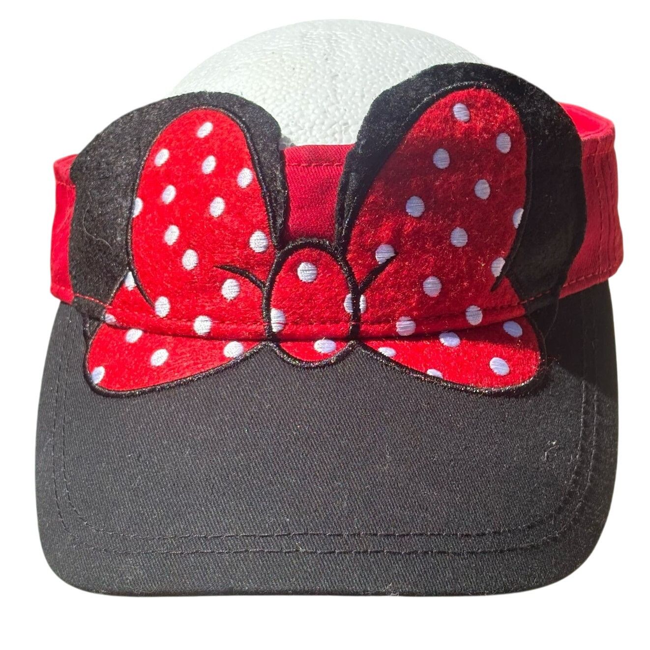 Disney Red Disney Minnie Mouse Visor Size ONE SIZE - 1 Thumbnail