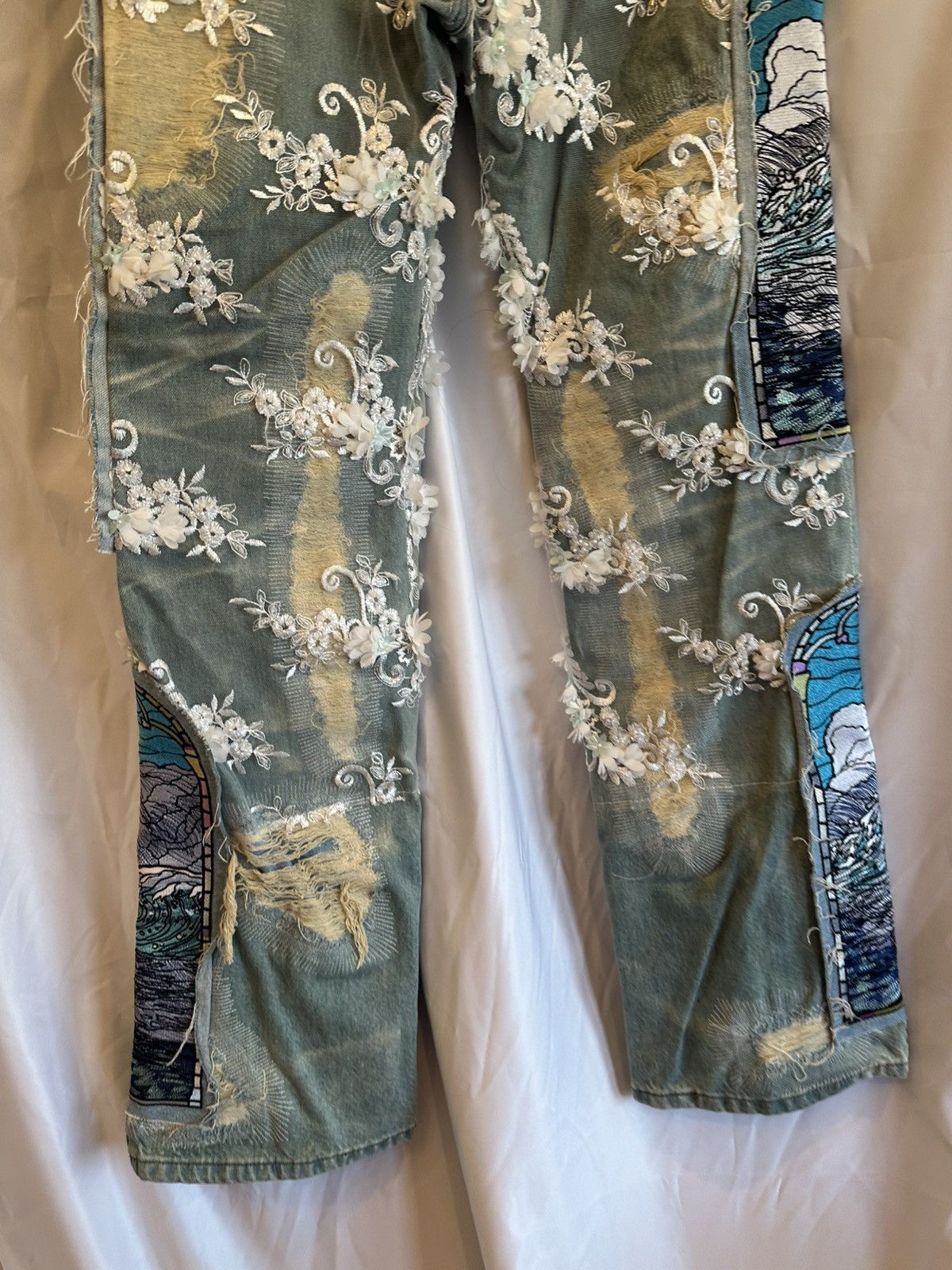 Who Decides War Who Decides War Floral Rare Denim Size US 32 / EU 48 - 10 Thumbnail