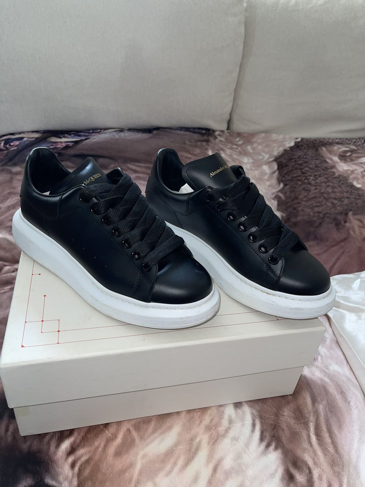 Alexander McQueen Black Alexander McQueen Sneakers Size US 9 / IT 39 - 1 Thumbnail