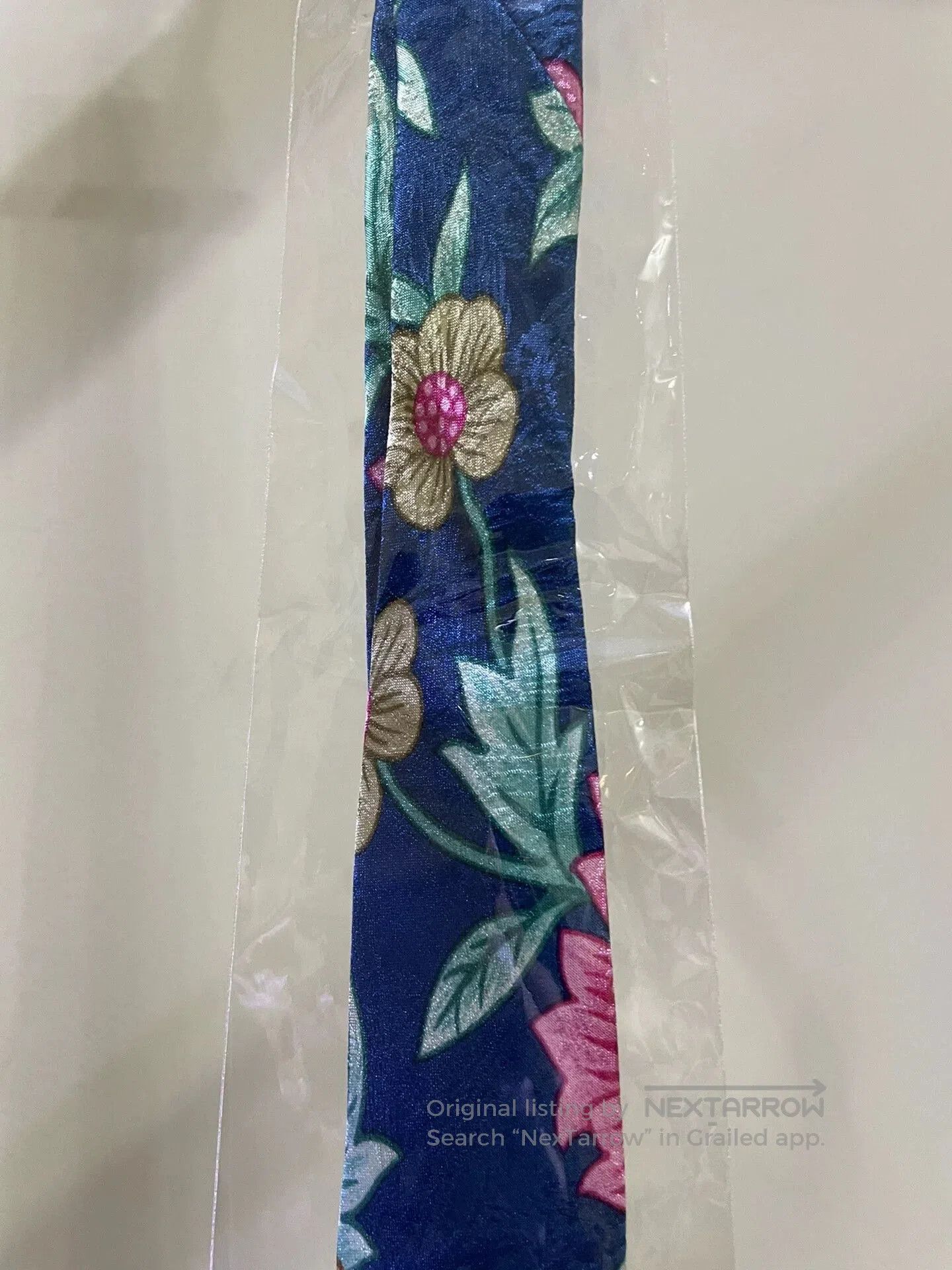 Yohji Yamamoto Yohji Yamamoto Silk Floral Tie. Size ONE SIZE - 2 Thumbnail