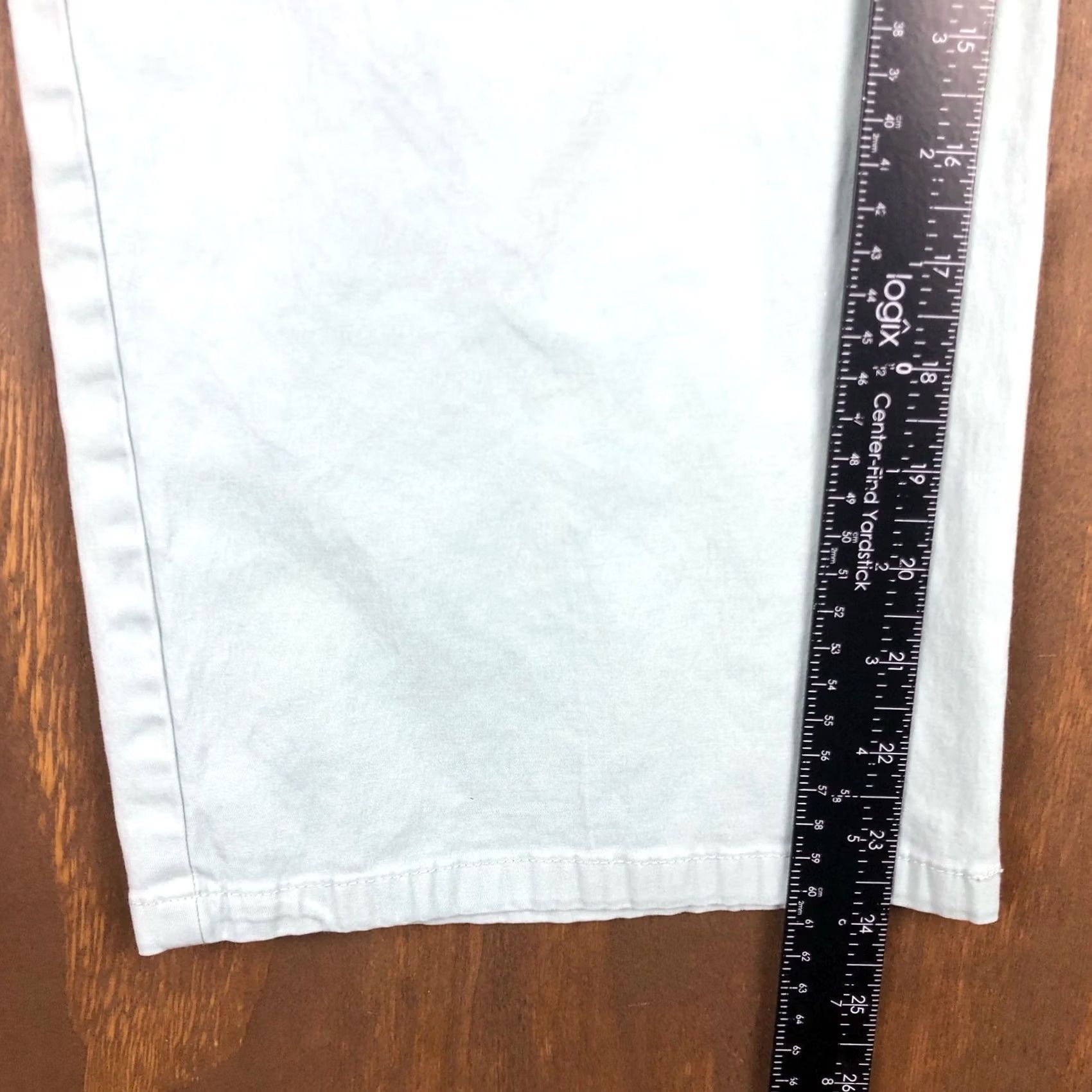 Talbots Talbots Womens Pants Capris Pastel Green Signature Slim Mid Rise 10 Stretch Straight 24in Inseam Front Pleated Workwear Casual Mens? Womens Size 24" / US 00 / IT 34 - 7 Thumbnail