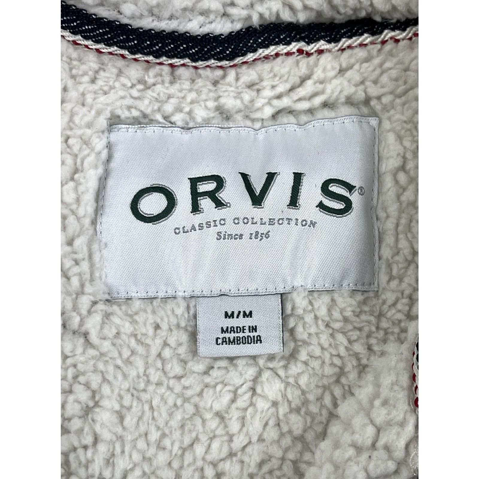Orvis Orvis Mens M Fleece Sherpa Lined 1/4 Zip Pullover Sweatshirt Sweater Grey Size US M / EU 48-50 / 2 - 3 Thumbnail