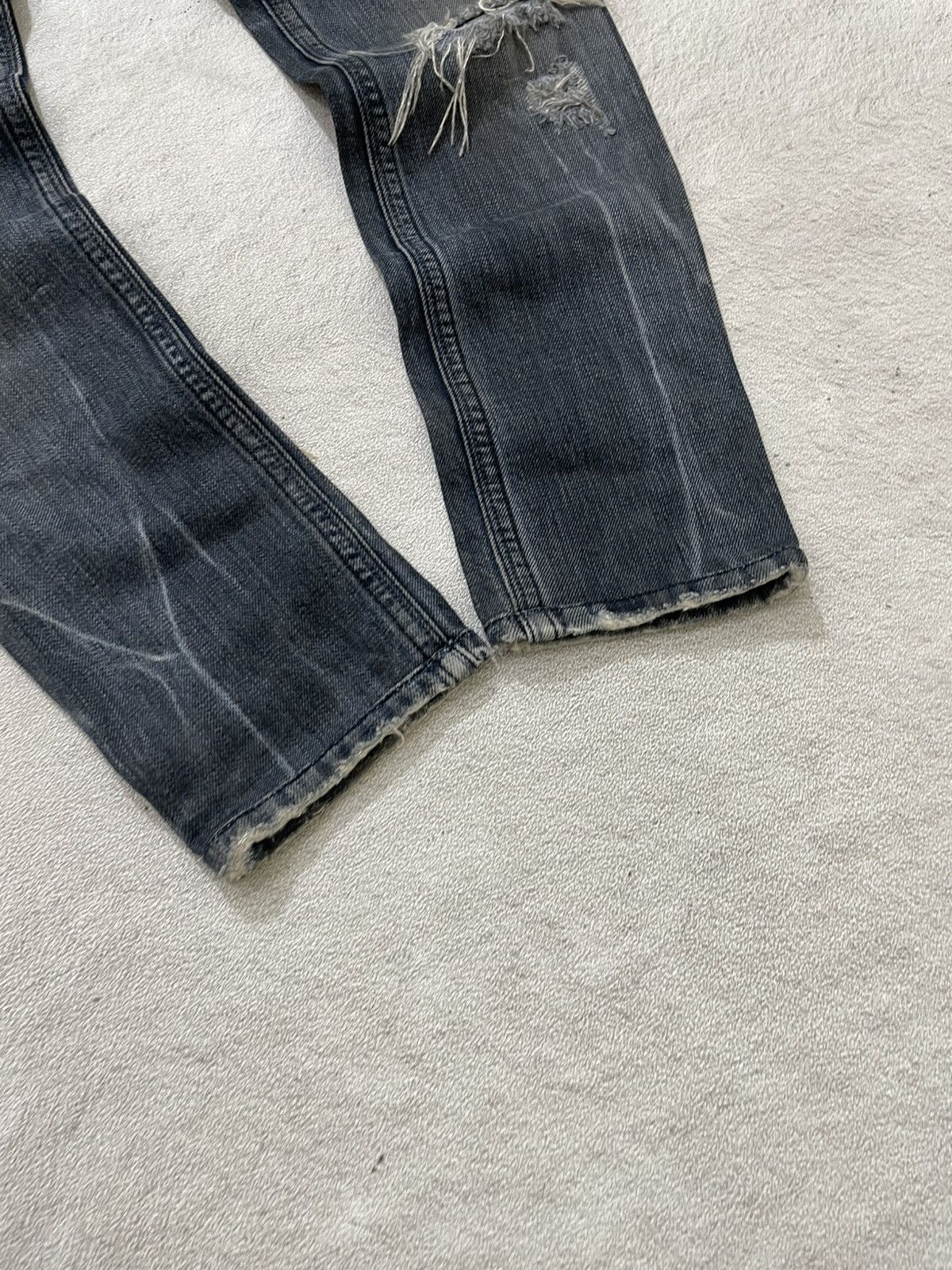 Kapital 2000s Diesel Thanaz Denim Ripped Jeans wash Ifsix LGB Number Size US 30 / EU 46 - 5 Thumbnail