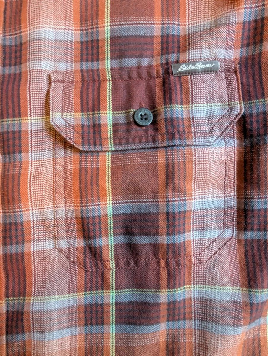 Eddie Bauer Eddie Bauer plaid flannel shirt size L Size US L / EU 52-54 / 3 - 7 Thumbnail