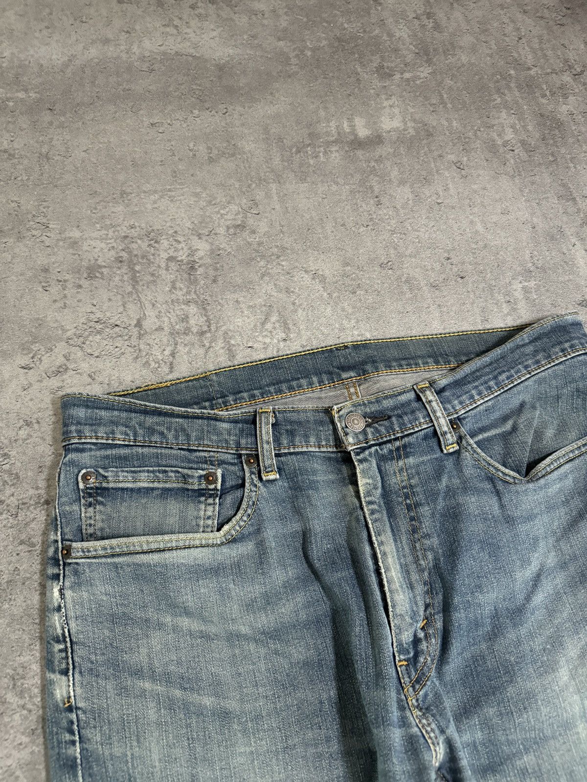 Japanese Brand × Levi's × Vintage Levi’s 514 Baggy Jeans Denim Logo Vintage Rap Skate Blue Size US 36 / EU 52 - 7 Thumbnail