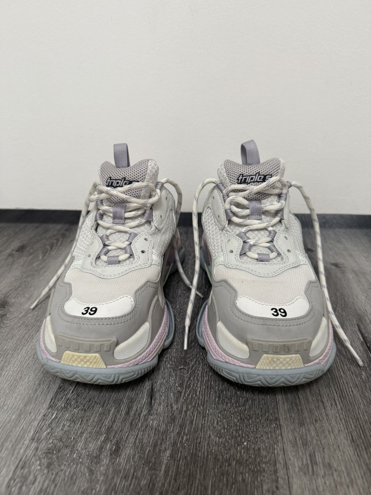 Balenciaga Balenciaga Triple S baby pink blue Size US 9 / IT 39 - 1 Thumbnail