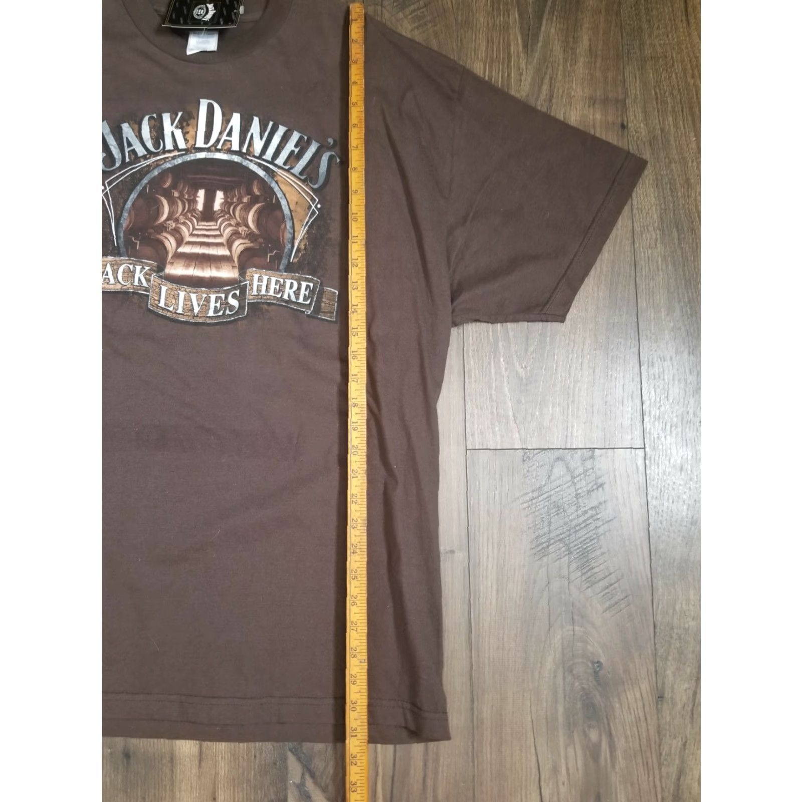 Etro Vintage Jack Daniels Whiskey Logo T-Shirt Mens 2XL Brown Graphic Tee Size US XXL / EU 58 / 5 - 4 Thumbnail