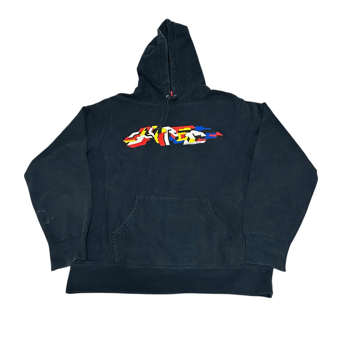 Supreme Supreme Delta Logo Hoodie FW19 Navy Blue Mens Size Medium Size US M / EU 48-50 / 2 - 1 Thumbnail
