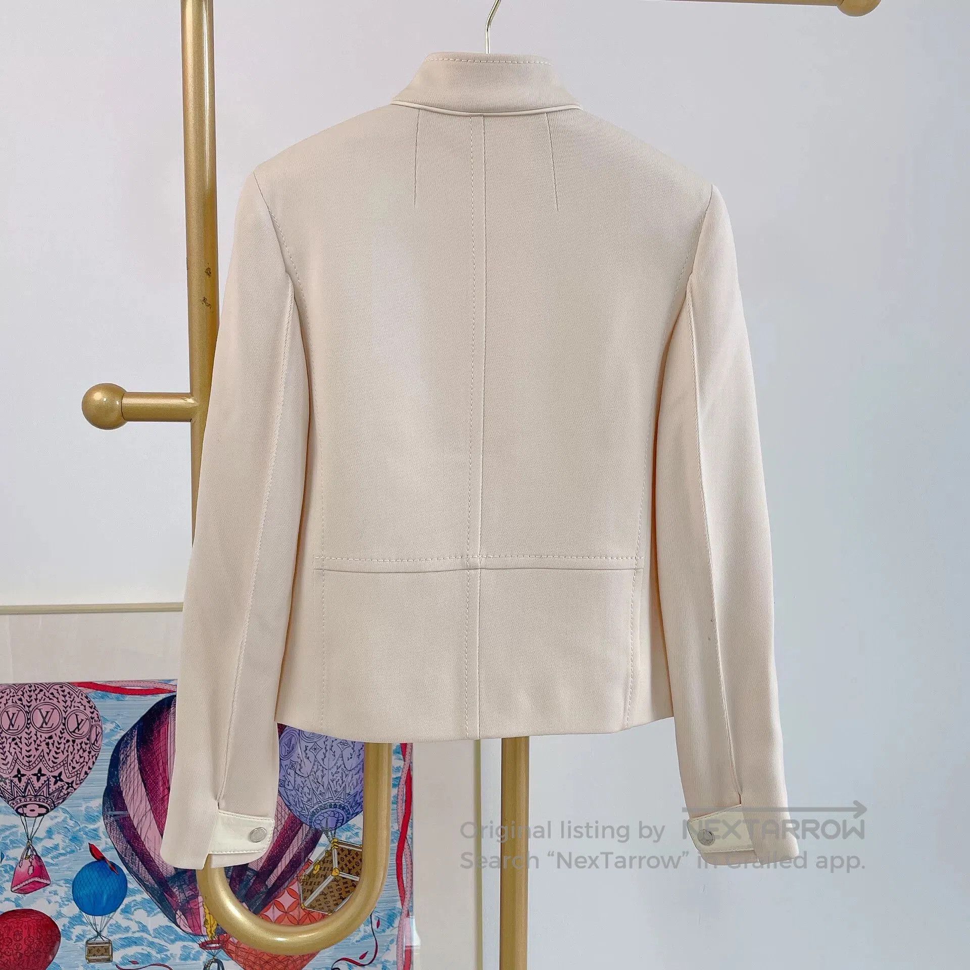 Hermes Hermes Beige Wool Coat Jacket. Size US S / EU 44-46 / 1 - 2 Thumbnail