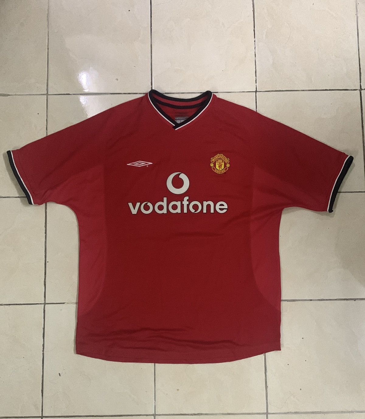 Umbro × Vintage Original Manchester United Home 2000 Jersey Nameset Beckham Size US L / EU 52-54 / 3 - 1 Thumbnail