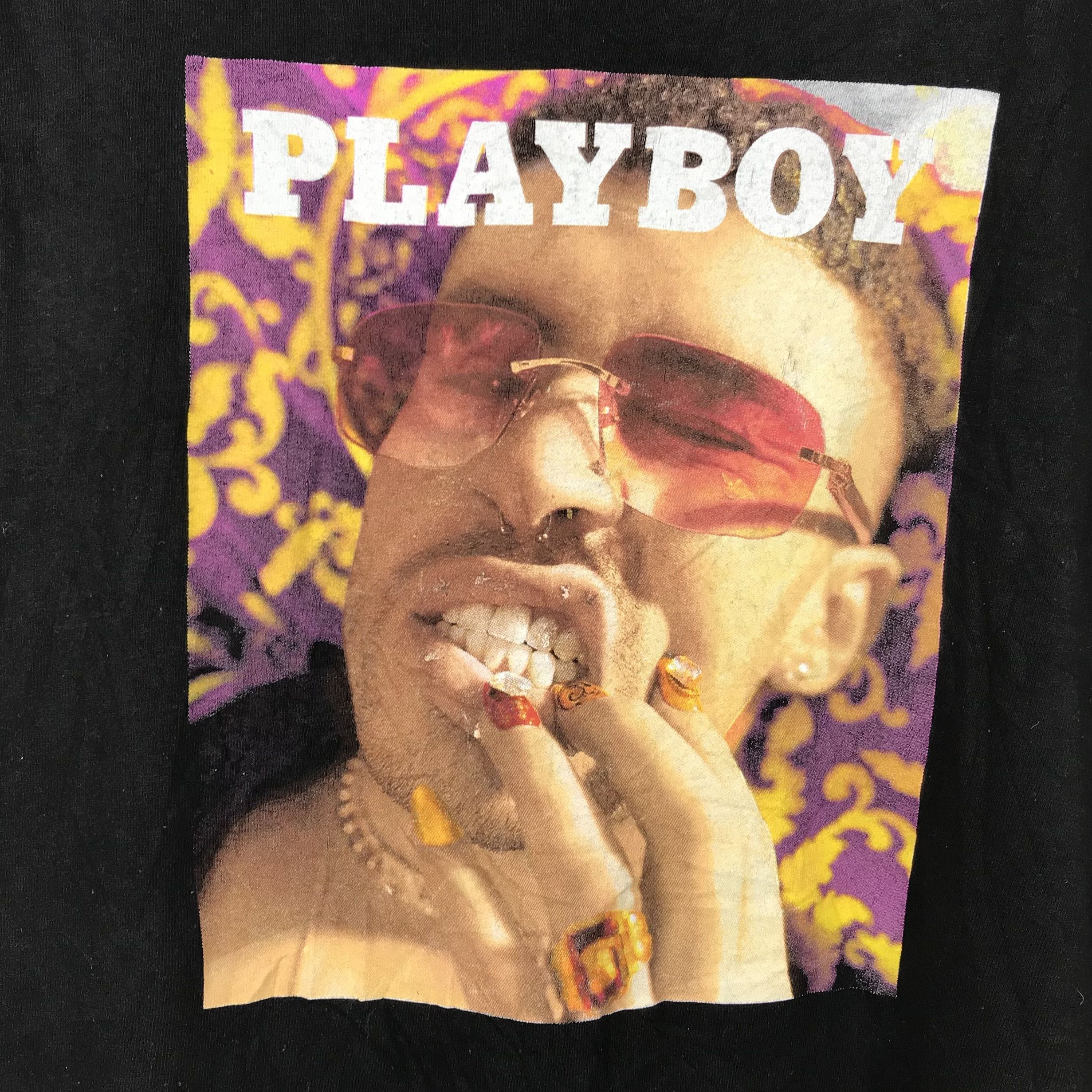 Playboy vintage y2k Sergio Calabasas Playboy Bad Bunny Tee Size US M / EU 48-50 / 2 - 3 Thumbnail