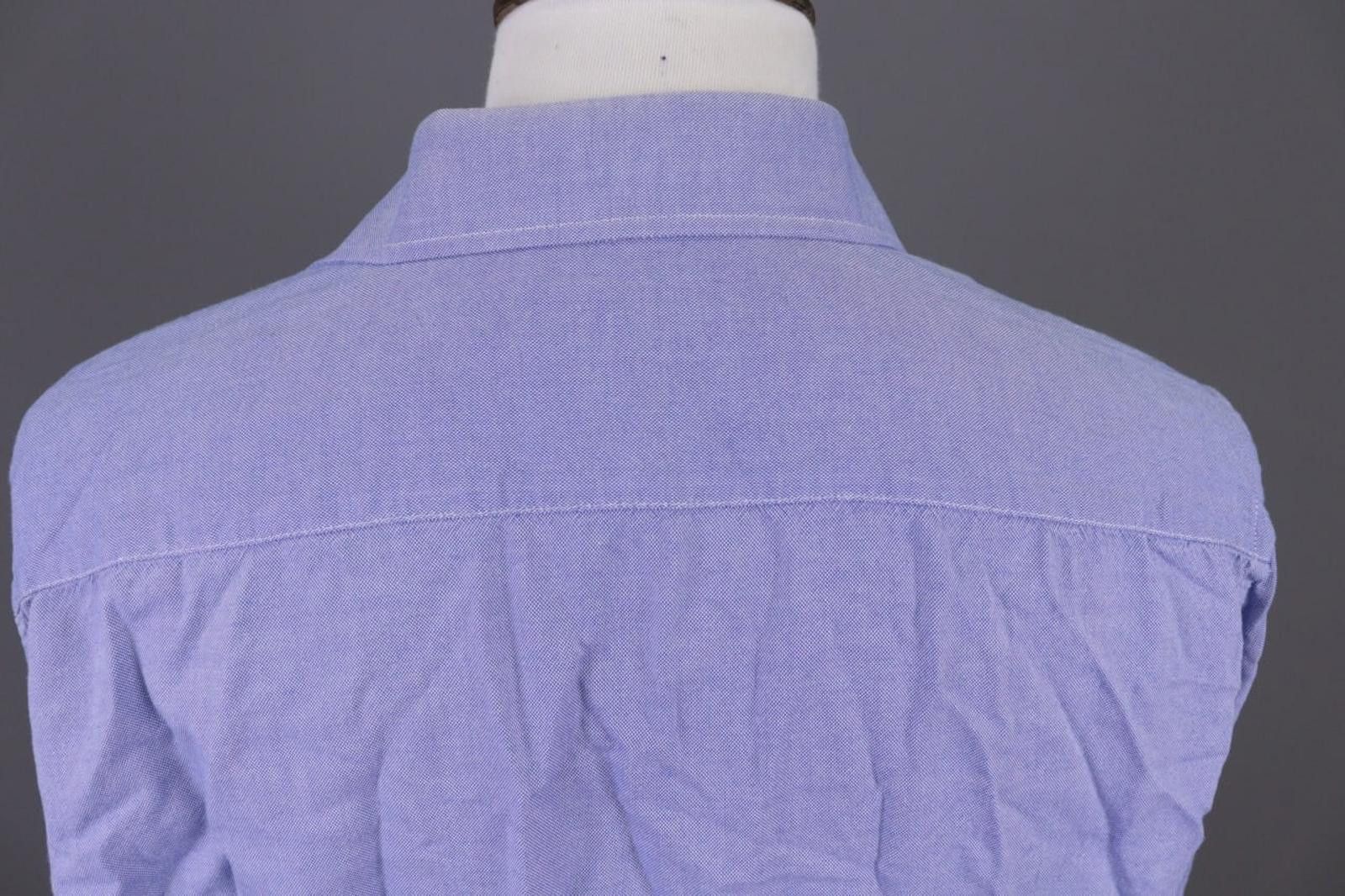 Designer Bottega del Sarto La Camicia Blue Button Down Shirt Size 43 Size US M / EU 48-50 / 2 - 11 Thumbnail