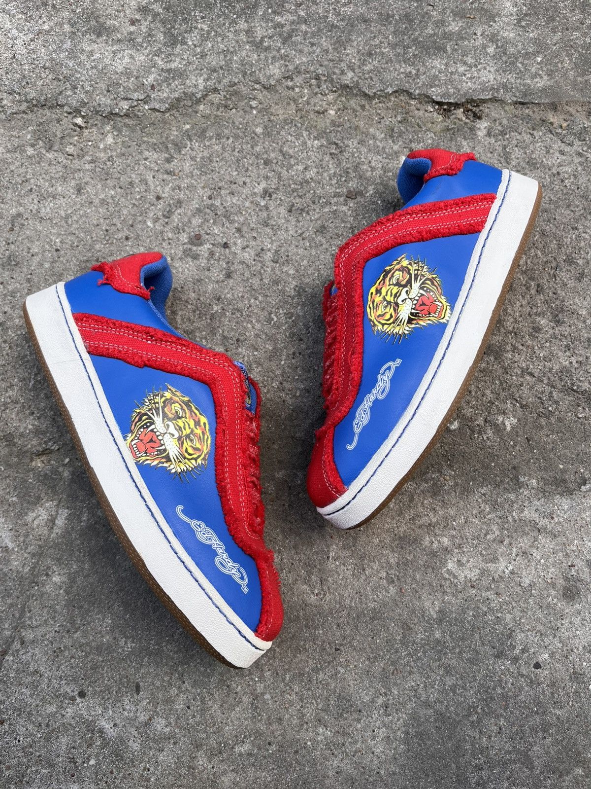 Ed Hardy Ed Hardy Dragon Leather Sneakers y2k Japan style jeans Logo Size US 10 / EU 43 - 5 Thumbnail
