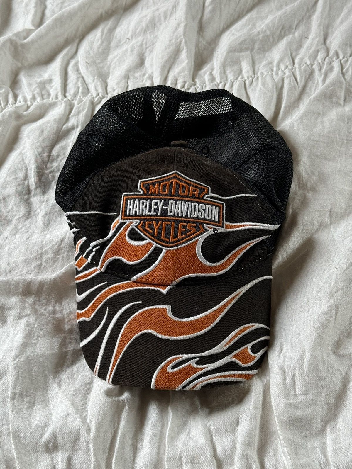 Harley Davidson Flame Cap | Grailed