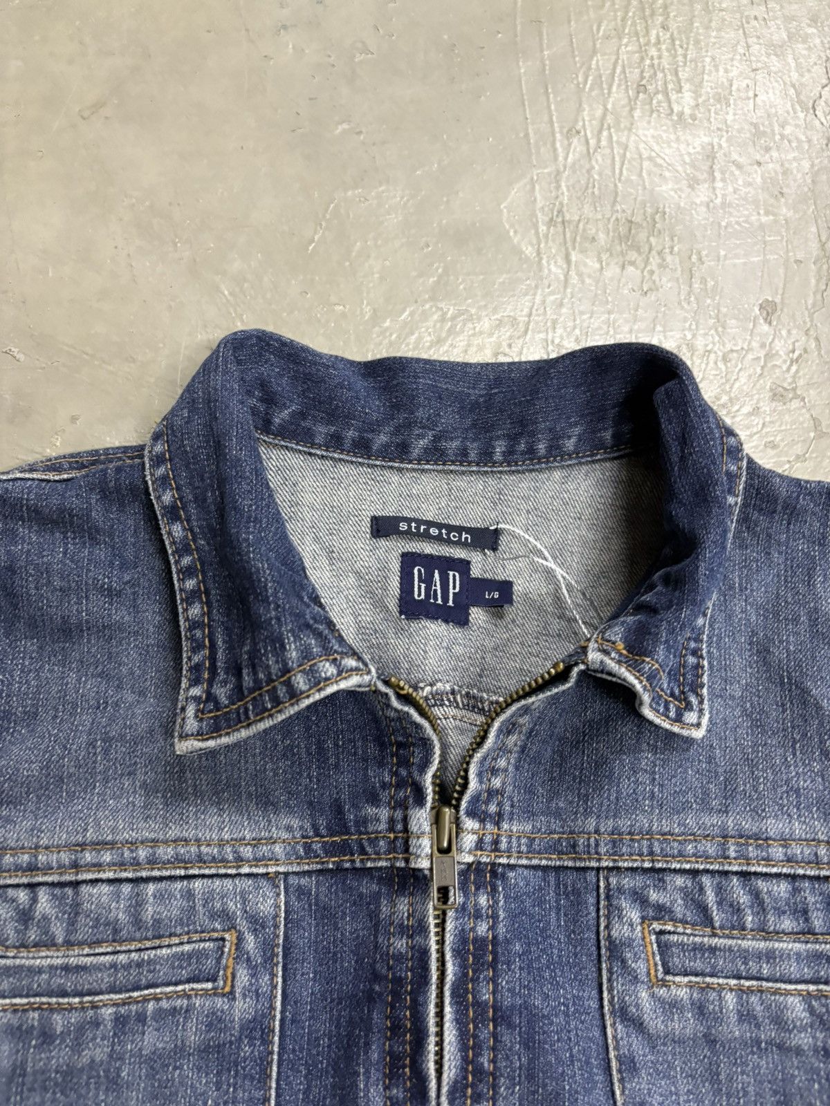 Japanese Brand Japanese Type 2 Zipped Trucker Denim Jacket Size US S / EU 44-46 / 1 - 4 Thumbnail