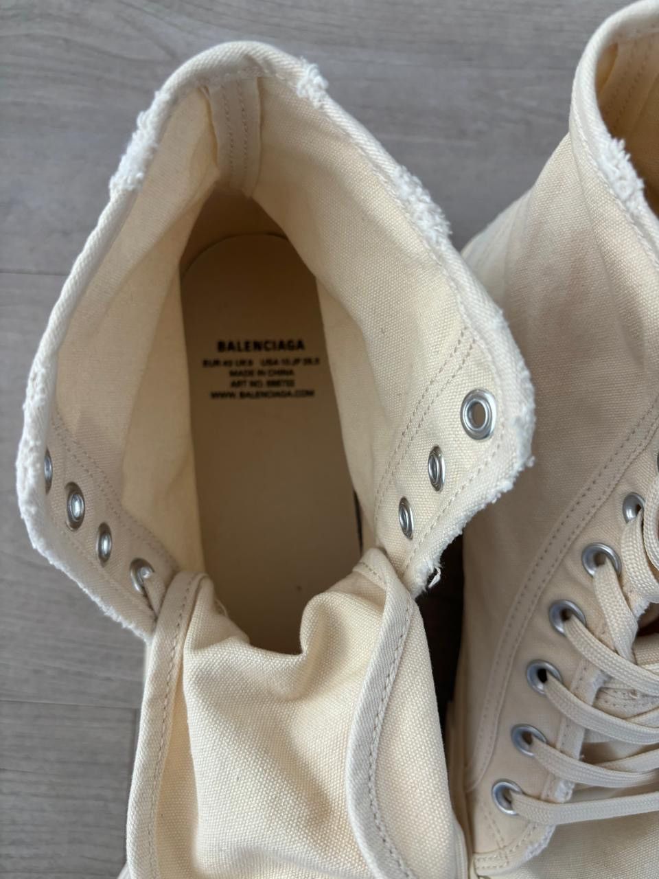 Balenciaga Paris High Top in White Size US 10 / EU 43 - 4 Thumbnail