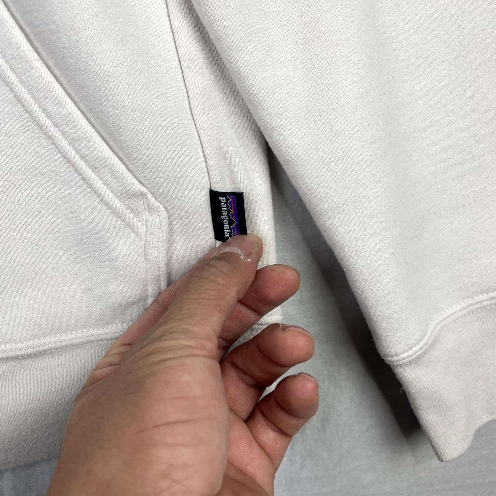 Patagonia Patagonia Hoodie Mens XS White Uprisal Hoody Pullover Ridge Logo Stripe Recycle Size US XS / EU 42 / 0 - 3 Thumbnail