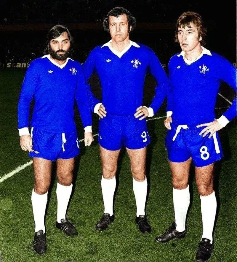 All Sport × Chelsea Soccer CHELSEA 1975 1981 HOME FOOTBALL SHIRT SOCCER JERSEY Size US XL / EU 56 / 4 - 7 Thumbnail