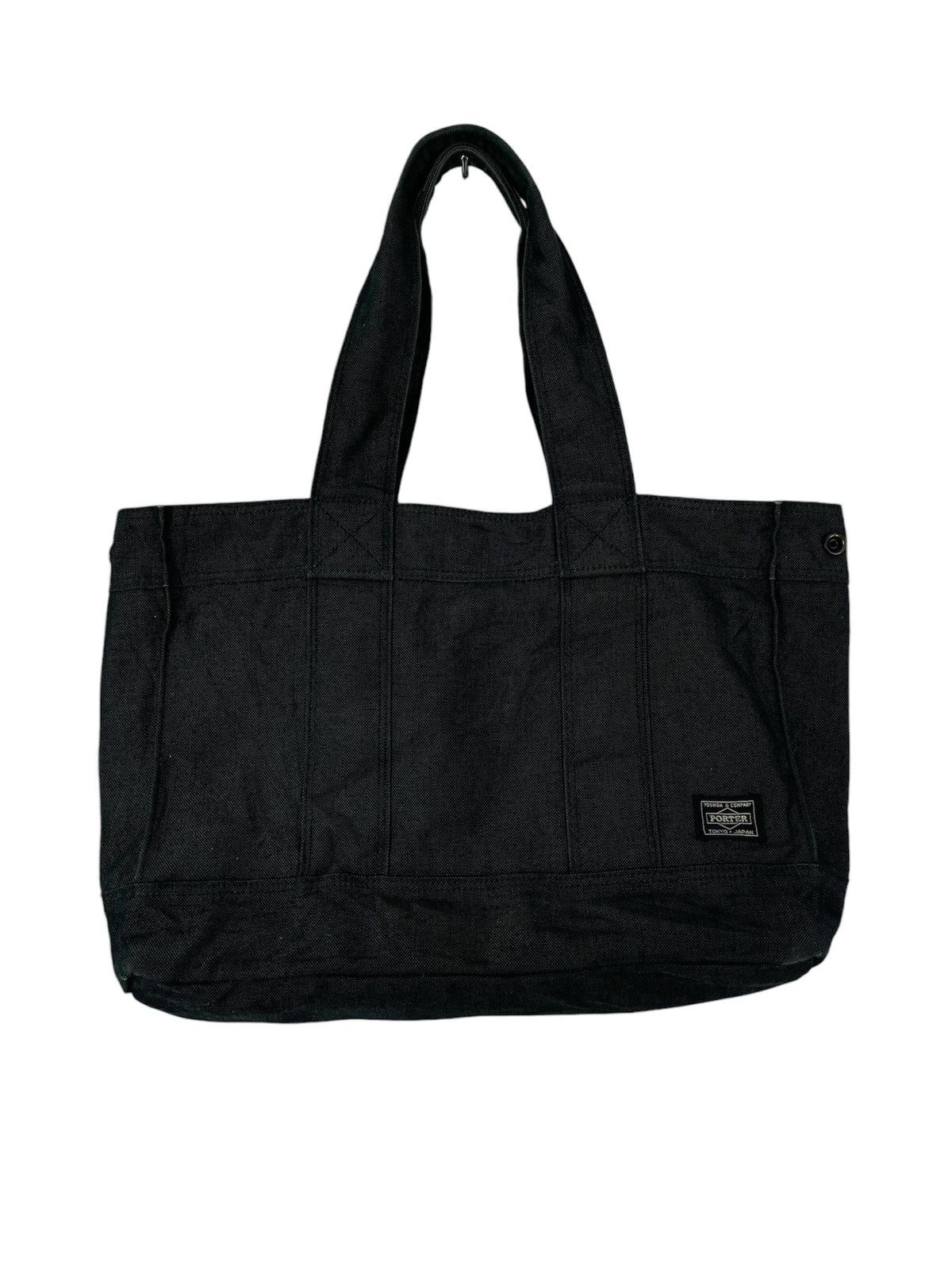 Porter PORTER Yoshida & Co japan black canvas cotton tote bag Size ONE SIZE - 1 Thumbnail